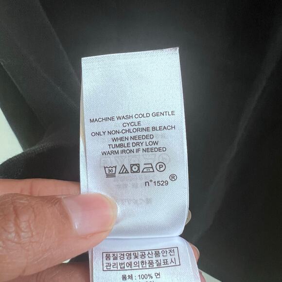 Ralph Lauren Black Boatneck Cuffed Elbow Short Sleeve Top Women's Size Small - Picture 7 of 8